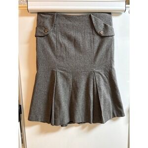 Body by Victoria wool blend skirt size 8‎ gray